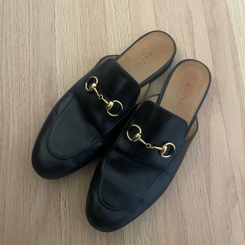GUCCI PRINCETOWN MULE BLACK
